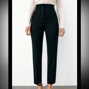 ZARA highly waisted pant pleated black 1478/991